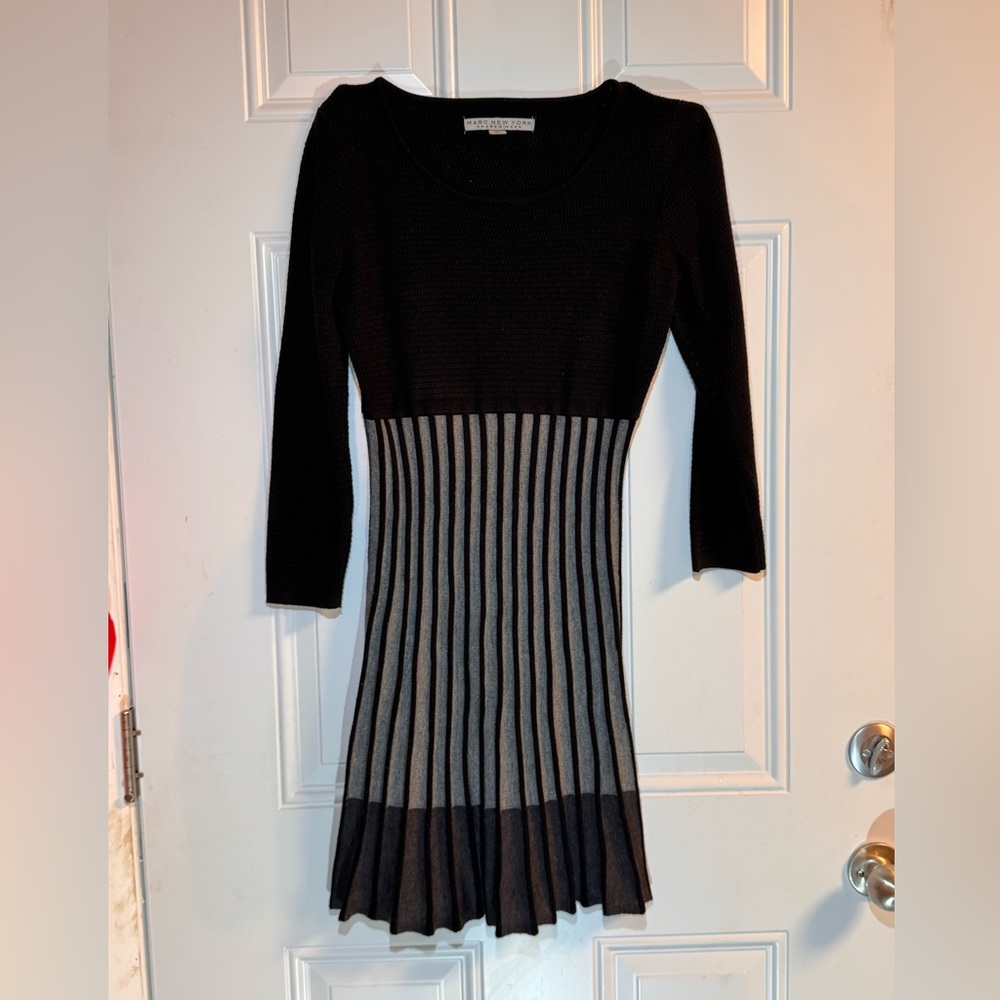 Marc NY by Andrew Marc knit pleated dress